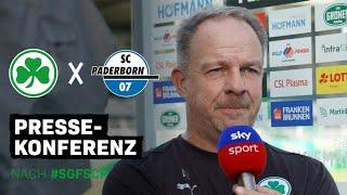 Zorniger: "Mehr als ärgerlich" | PK nach #SGFSCP