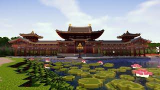 [Minecraft Timelapse] 平等院鳳凰堂 Byodoin Temple Ho-oh-doh [Uji City Kyoto Prefecture, Japan]