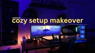 cozy desk makeover  | ikea shopping | late night gaming 