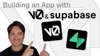 Using v0 and Supabase to build a CRM app with AI