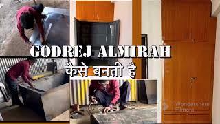 Wall Fixing Godrej Steel Almirah Making Process