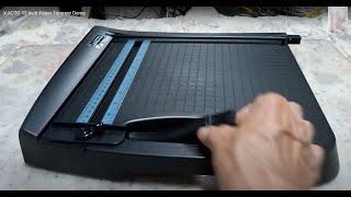 X-ACTO 12 Inch Paper Trimmer Demo