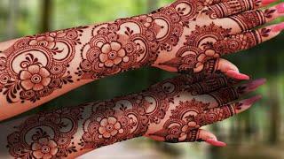 New Latest Gulf Mehandi design | Easy Arabic Mehendi Design for back Hand |  Mehndi designs simple