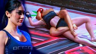 MMA Fight Firuza Sharipova vs. 18 years old Karina Ondasynova - Submission, Rear Naked Choke