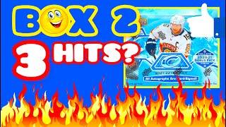 3 HITS? 2021-22 Upper Deck Ice Hockey Hobby Box Break #2 (2023)