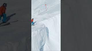 Backflip into Corbets couloir Jackson Hole