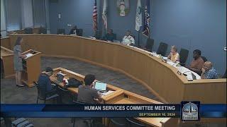 Human Services Committee Meeting 9-16-2024