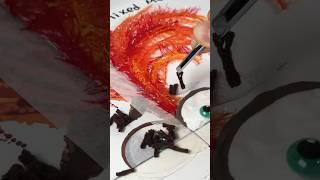 Chapter 2 : Drawing 'Anxiety' from Inside Out 2 using mixed media. (four different versions)
