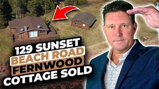 (SOLD) PEI Real Estate PEI Oceanfront Waterfront for sale 129 Sunset Beach Road Fernwood cottage