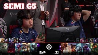 T1 vs BLG - Game 5 | Semi Final LoL MSI 2024 Main Stage | Bilibili Gaming vs T1 G5 full game