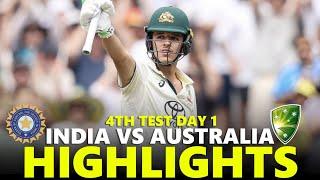 India vs Australia Highlights 4th Test 2024 Day 1 | IND VS AUS