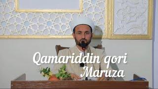 Qamariddin qori Maruzalari