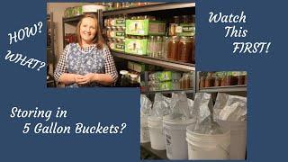 Before You Store ANYTHING In A 5 Gallon Bucket! Watch This Video FIRST! Short Term/Long Term SAFETY!