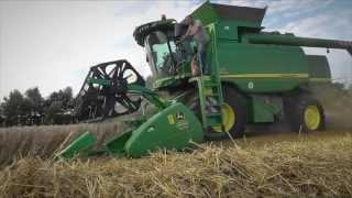 John Deere T670i Vorführung 2013 - Kopf an Kopf mit Claas & NewHolland