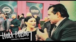 LAURA PAUSINI - CARLOS CHAHIN corresponsal Grandeza Hispana TV