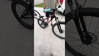 Would you ride this crazy bike?! #mtb #bmx