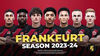 Eintracht Frankfurt Facepack Season 2023/24 - Sider and Cpk - Football Life 2024 and PES 2021