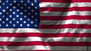 American Flag Waving Background Animation | USA