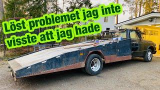 Att så lite kan förändra utseendet på hela bilen. Modifiering av Ramptruckens flak.