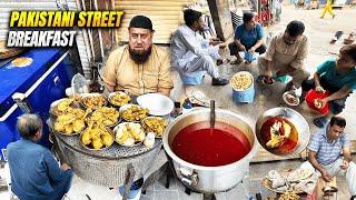 PAKISTAN STREET FOOD | ULTIMATE BREAKFAST TOUR IN OLD LAHORE