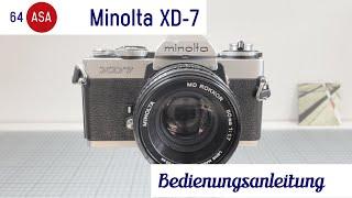 Minolta XD7 Anleitung (deutsch)