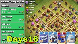 Super Bowler Smash Attack Strategy Th16|Legend League attack #16|clash of clans