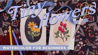 How to Paint Autumn Florals | Easy Step-by-Step Watercolor & Mixed Media Tutorial