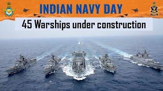 45 Vessels of indian navy