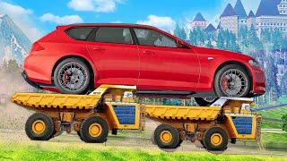 How to Move BIGGEST CAR in the WORLD 2?  BeamNG drive Challenge