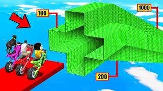 SHINCHAN AND FRANKLIN TRIED THE IMPOSSIBLE CROSS SHAPED SPEED BOOSTER TUNNEL POINTS CHALLENGE GTA 5