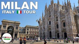 Milan  Walking Tour - 4K60fps with Captions - Prowalk Tours Italy