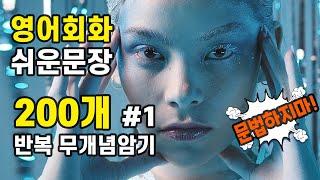 영어 기초회화(쉬운버전) 200 개중 첫번째 100개