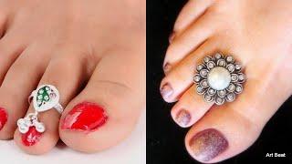 Toe Rings - Trendy Silver Toe Rings Designs | Latest Silver Toe Ring Designs