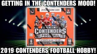 SOLID THROWBACK BOX! 2019 Panini Contenders Football Hobby Box!