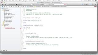 Objective-C Programming Tutorial | Editing Code - The Basics