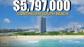 Continuum South Beach | $5 Million Dollar | Miami Luxury Condo Tour | Peter J Ancona