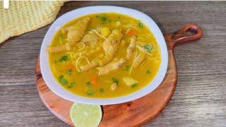 Sopa de patas de pollo |sopa de pollo|