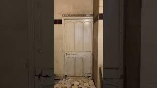 One of the so many discoveries …a tiled over door with a large cupboard behind #manorhouse #passages