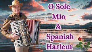 Accordion Music / O Sole Mio & Spanish Harlem / Instrumental. 🪗🪗🪗