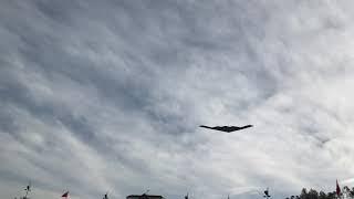 B2 Stealth Bomber flyover - 2018 Rose Bowl Game | Georgia-Oklahoma