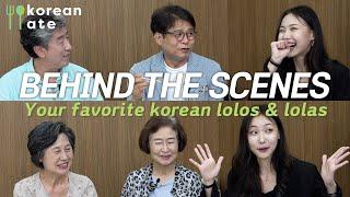 Korean Grandparents Try Authentic Filipino Food  | Korean Ate Behind the Scene #filipinofood