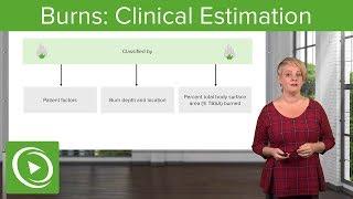 Burns: Clinical Estimation – Emergency Medicine | Lecturio