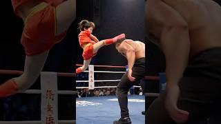 Only now does the strong man realize that children who know kung fu should not be provoked #kungfu