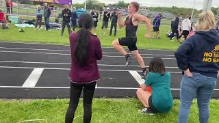 Michael Valitchka Triple Jump - WIAA Sectional Championships at Baraboo HS 5/26/2022