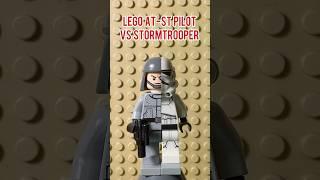 Lego Star Wars AT-ST Pilot VS Stormtrooper #lego #legostarwars