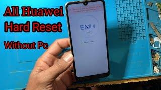 All Huawei Hard Reset | huawei EMUI | Screen Lock Remove (Huawei Mobile Password Delete) Pattern