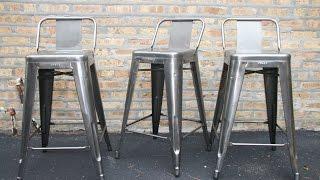 Comfortable Metal Bar Stools With Back For Your Perfect Mini Bar