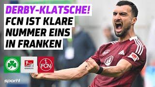 SpVgg Greuther Fürth - 1. FC Nürnberg | 2. Bundesliga Tore und Highlights 9. Spieltag