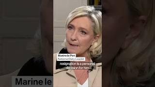 France's Le Pen on Why Macron Shouldn't Resign