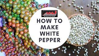 How to make white pepper